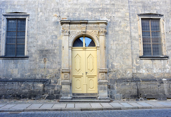 Blasii Church Quedlinburg Germany small door architecture