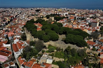 Naklejka premium Lissabon aus der Luft