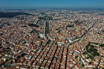 Lissabon aus der Luft