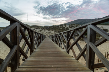 Wonderful dune landscape Cala Mesquida Mallorca Spain