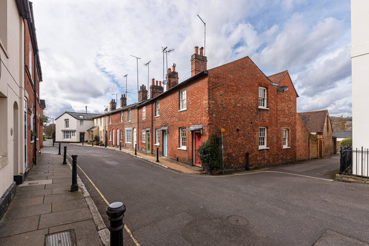Residential Street in Dorking, UK