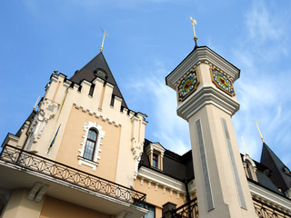 Beautiful beautiful fairy magic children's puppet theater castle Kiev Ukraine