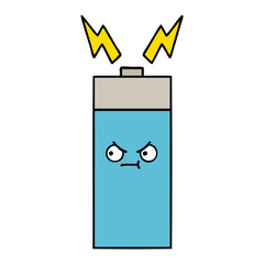 cute cartoon battery