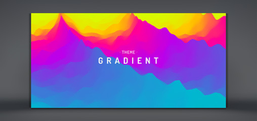 Abstract background with dynamic effect. Motion vector Illustration..Trendy gradients. Can be used for advertising, marketing, presentation.