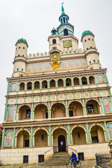 POZNAN, POLAND, 27 AUGUST 2018: City hall in the old market square