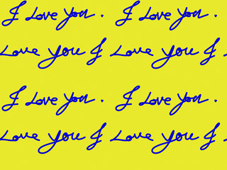 seamless pattern of design with gift and love