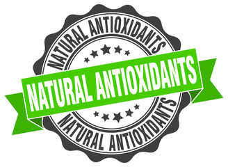natural antioxidants stamp. sign. seal