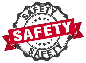 Fototapeta premium safety stamp. sign. seal