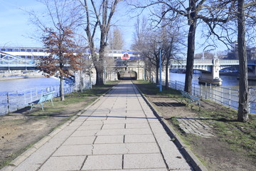 chemin pièton paris 