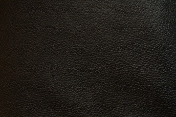 Black leather background or texture