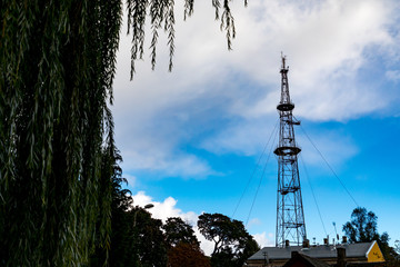 Obraz premium tower with antennas
