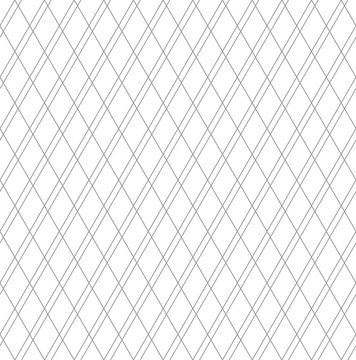 Seamless diamonds pattern. Geomrtric texture. White textured background.