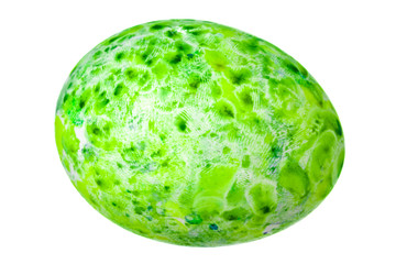 Colorful Easter Egg isolated on white