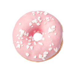 Donut isolated on white background