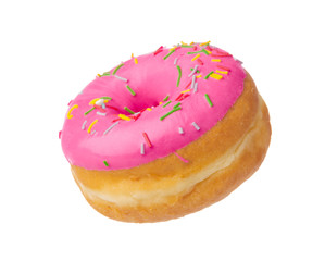 Donut isolated on white background