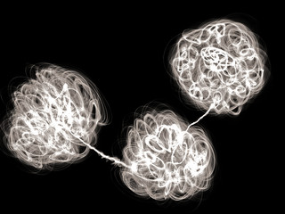 Abstract black and white background