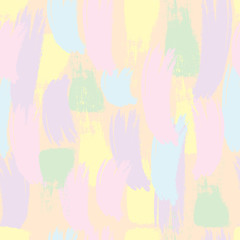 Obraz na płótnie Canvas Seamless pattern. Pastel brush strokes.