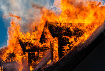 Incendio en el municipio de Cholila, Chubut.
