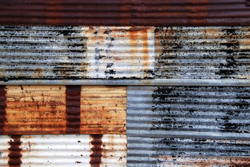 corrugated sheet iron