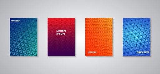 Colorful halftone gradients, colorful cover gradient, cool backgrounds, gradient background, minimal design.