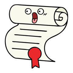 cute cartoon contract