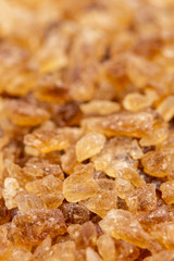 A close-up of rock sugar background shallow focus