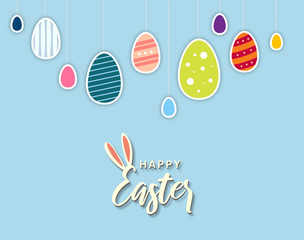 Grußkarte mit Ostermotiv