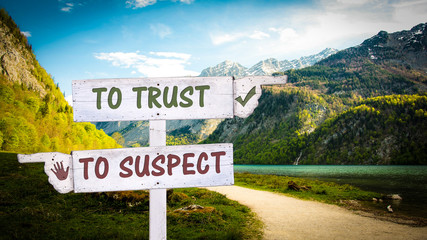 Sign 378 - TO TRUST