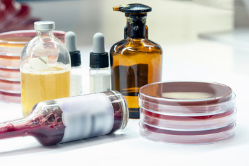 Hemoculture bottle positive; prepare subculture on selective media, Microbiology test in Laboratory