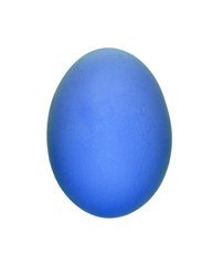 Obraz premium Blue Chicken Egg isolated on white background