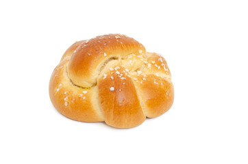 Briocheknopf mit Hagelzucker bestreut