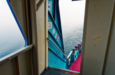 Fähre am Bodensee nach Konstanz in Deutschland Baden-Württemberg Europa