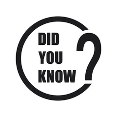 did you know vector illustration