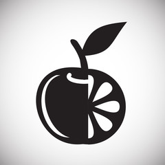 GMO icon on background for graphic and web design. Simple vector sign. Internet concept symbol for website button or mobile app.