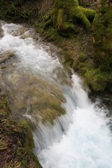 Eine Stufe des Brühlbachs bei Bad Urach 
