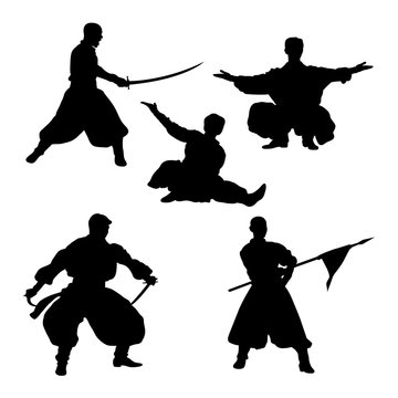 Theatrical performance silhouettes 01.