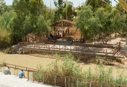 Qasr el Yahud on the Jordan river near Yericho