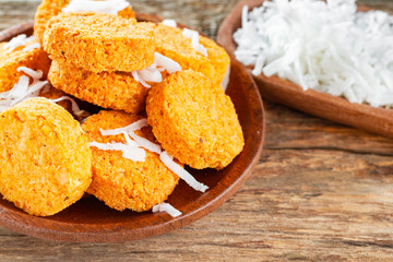 coconut candy, traditional candy from colombia