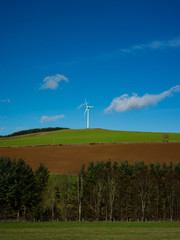 Fototapeta na wymiar Wind turbine in Scotland