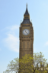 Londyn - Big Ben - obrazy, fototapety, plakaty