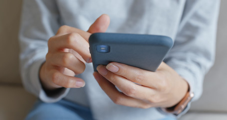 Use of mobile phone at home