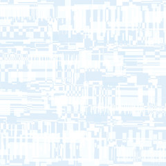 Blue background of geometric shapes.