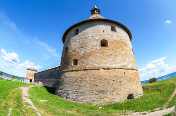 Historical fortress Oreshek is an ancient Russian fortress.