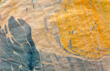 imprint ebru texture on paper2