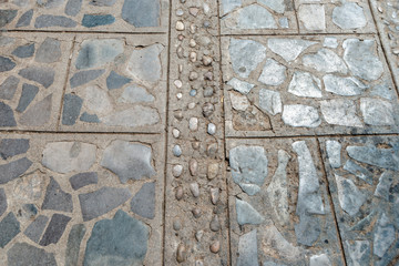 stone pavement decoration