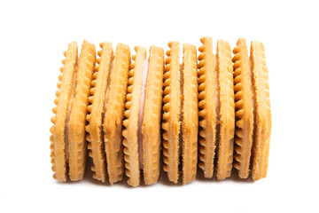 sandwich cookie isolated