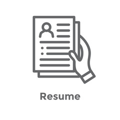 Referral Job Reference Icon  with recommendations, performance review, etc ideas