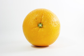 Close-up Orange Fruit On White Background