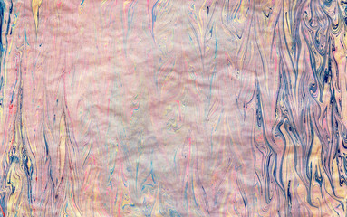 imprint ebru texture on paper pink