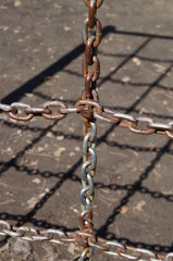 chains of shadow in the sun